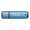 Kingston IronKey Vault Privacy 50/16GB/USB 3.2/USB-A/Modrá