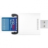 Samsung/SDXC/128GB/180MBps/USB 3.0/USB-A/Class 10/+ Adaptér/Modrá