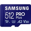 Samsung/micro SDXC/512GB/180MBps/USB 3.0/USB-A/Class 10/+ Adaptér/Modrá