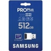 Samsung/micro SDXC/512GB/180MBps/USB 3.0/USB-A/Class 10/+ Adaptér/Modrá