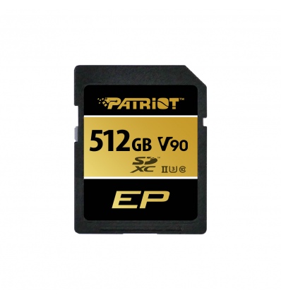 Patriot V90/SDXC/512GB/300MBps/UHS-II U3 / Class 10/+ Adaptér