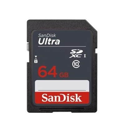 SanDisk Ultra/SDXC/64GB/100MBps/UHS-I U1 / Class 10