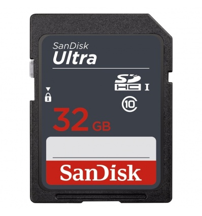 SanDisk Ultra/SDHC/32GB/100MBps/UHS-I U1 / Class 10