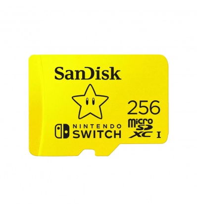 SanDisk Nintendo Switch/micro SDXC/256GB/100MBps/UHS-I U3 / Class 10