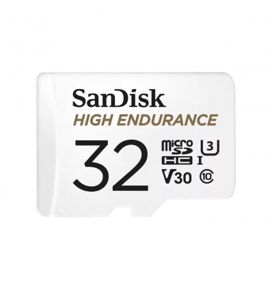 SanDisk High Endurance/micro SDHC/32GB/100MBps/UHS-I U3 / Class 10/+ Adaptér