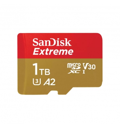 SanDisk Extreme/micro SDXC/1TB/190MBps/UHS-I U3 / Class 10/+ Adaptér