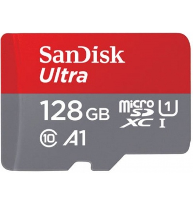 SanDisk Ultra/micro SDXC/128GB/140MBps/UHS-I U1 / Class 10/+ Adaptér