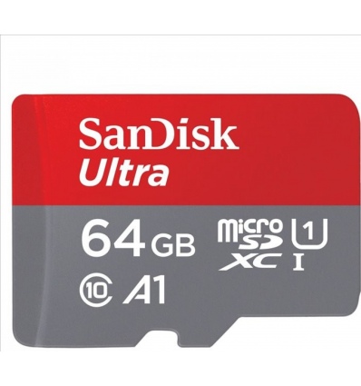 SanDisk Ultra/micro SDXC/64GB/UHS-I U1 / Class 10/+ Adaptér