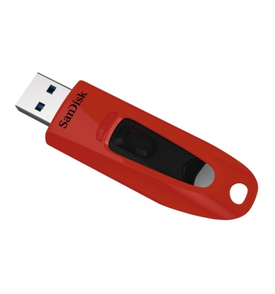 SanDisk Ultra/64GB/100MBps/USB 3.0/USB-A/Červená