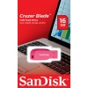 SanDisk Cruzer Blade/16GB/USB 2.0/USB-A/Růžová