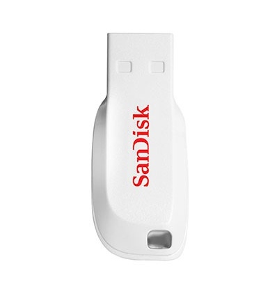 SanDisk Cruzer Blade/16GB/USB 2.0/USB-A/Bílá