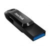 SanDisk Ultra Dual Drive Go/256GB/150MBps/USB 3.1/USB-A + USB-C/Černá