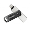 SanDisk iXpand Flash Drive Go/256GB/USB 3.0/Lightning + USB-A/Černá
