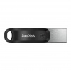 SanDisk iXpand Flash Drive Go/256GB/300MBps/USB 3.0/Lightning + USB-A/Černá