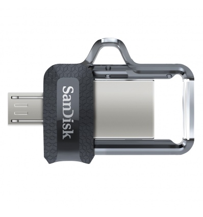 SanDisk Ultra Dual Drive/64GB/150MBps/USB 3.0/Micro USB + USB-A/Černá