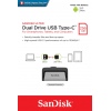 SanDisk Ultra Dual/256GB/USB 3.1/USB-A + USB-C/Šedá