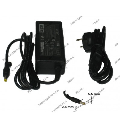 AC Adapter pro ACER 19V 3.42A , konektor 5,5x2,5 ADP-65DB//REV.B