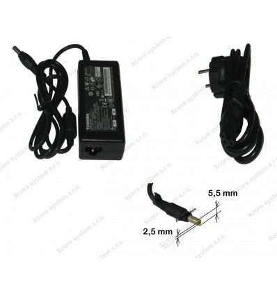 AC Adapter TOSHIBA 19V 3,42A , konektor 5,5 x 2,5 PA3467E-1AC3