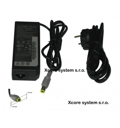 AC Adapter pro Lenovo 20V 3,25A konektor 7,9x5,5 65W 92P1156