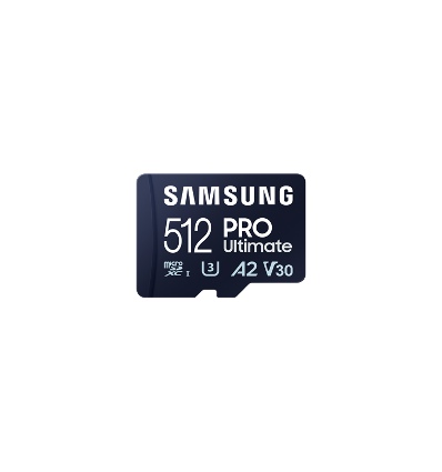 Samsung PRO Ultimate/micro SDXC/512GB/200MBps/UHS-I U3 / Class 10/+ Adaptér/Modrá