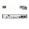 iGET HGNVK88504 - Kamerový UltraHD 4K PoE set, 8CH NVR + 4x IP 4K kamera, zvuk, SMART W/M/Andr/iOS