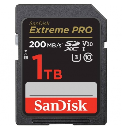 SanDisk Extreme PRO/SDXC/1TB/UHS-I U3 / Class 10/Černá