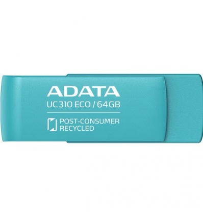 ADATA UC310 ECO/64GB/USB 3.2/USB-A/Zelená