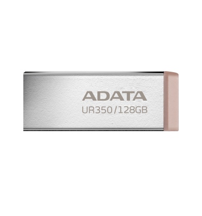 ADATA UR350/128GB/USB 3.2/USB-A/Hnědá