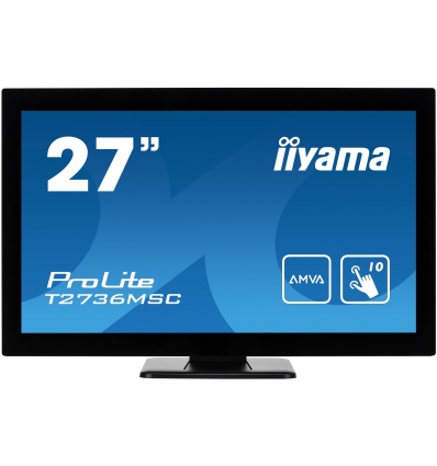 27" LCD iiyama T2736MSC-B1 - 4ms, 300cd/m2, HDMI, VGA, DP, USB,
