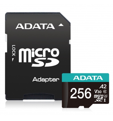 ADATA V30S/micro SDXC/256GB/100MBps/UHS-I U3 / Class 10/+ Adaptér