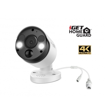iGET HGNVK936CAM - UltraHD 4K PoE IP kamera, SMART detekce, IP66, zvuk, noční přísvit 40m, ONVIF 2.6