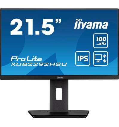 iiyama ProLite/XUB2292HSU-B6/21,5"/IPS/FHD/100Hz/0,4ms/Black/3R