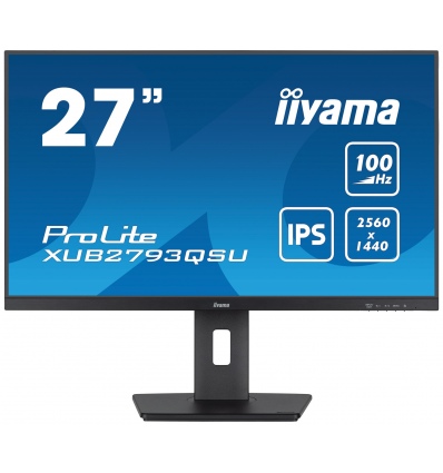iiyama ProLite/XUB2793QSU-B6/27"/IPS/QHD/100Hz/1ms/Black/3R