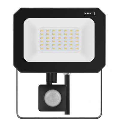 EMOS LED REFLEKTOR SIMPO 30W, 3000Lm, 4000K, PIR