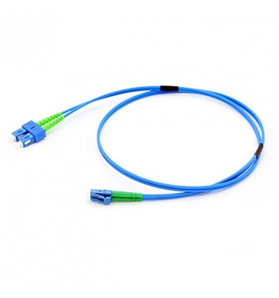 XtendLan FO patch LC-SC 3m 9/125 duplex, G.652d, LS0H, armovaný kabel kulatý 3mm