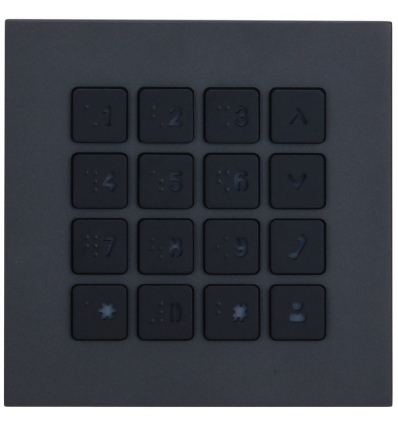 Dahua VTO4202 modulární dveřní stanice/ číselná klávesnice/ IP65+IK07/ černá barva