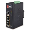 Planet ISW-504PT Průmyslový Switch 5x RJ-45, VLAN + Extend, -40~+75°C, PoE+ 802.3af/at 120W, 12-48VDC power-in