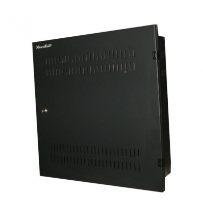 XtendLan Rozvaděč 530x130x550, černý, uchycení pro zařízení 19" (2U + 4U), do zdi