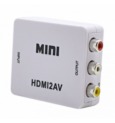 XtendLan Převodník HDMI na kompozitní video a audio, PAL/NTSC, HDMI do 1920x1080, výstup volitelný přepínačem