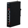 Dahua PoE/LAN extender, 1x PoE-in 90W 1Gb, 4x PoE-out 100Mb, 802.3af/at/bt, Hi-PoE, extend mód 10Mb 250m, -30až+60st.