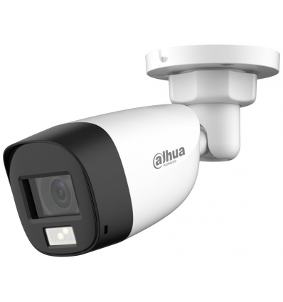 Dahua HDCVI 2Mpix 30fps/ bullet/ 3,6mm (83st)/ IR+White20m/ DWDR/ mikrofon/ 12VDC