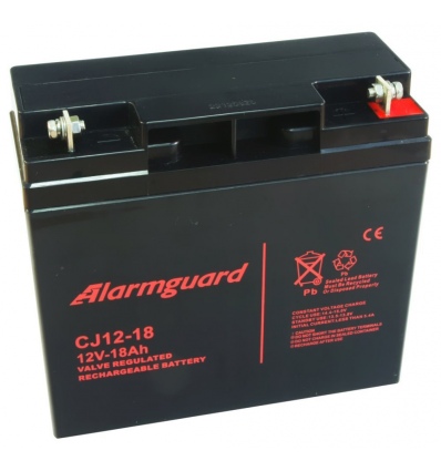 ALARMGUARD CJ12-18 Bezúdržbový olověný akumulátor 12V, kapacita 18Ah, životnost 5 let