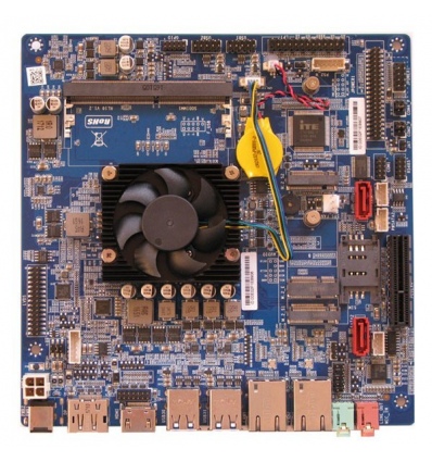 XtendLan MB Intel i5-7200U 2x 2,5GHz, So-DIMM, HDMI+DP, 8x USB2.0/3.0, 7x COM, 12V, TDP 15W