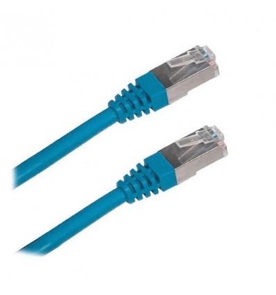 XtendLan Patch kabel Cat 6A SFTP LSFRZH 0,3m - modrý