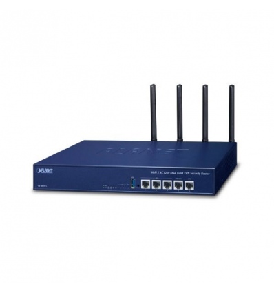 Planet VR-300W5 Enterprise router/firewall VPN/VLAN/QoS/HA/AP kontroler, 2xWAN(SD-WAN), 3xLAN, WiFi 802.11ac