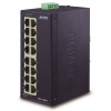 Planet ISW-1600T, 16x 10/100, DIN,IP30, -40~75°C, 12-48VDC, IEEE 802.3az (EEE), EFT+ESD