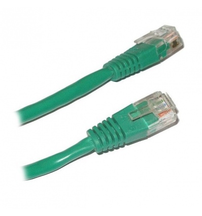 XtendLan Patch kabel Cat 5e UTP 0,5m - zelený