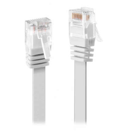 XtendLan Patch kabel Cat 6 UTP 5m - bílý plochý