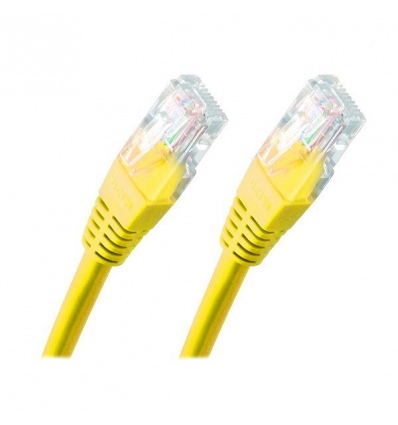 XtendLan Patch kabel Cat 5e UTP 5m - žlutý