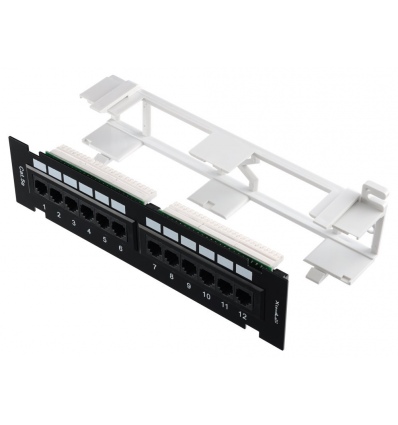 XtendLan Patch panel na zeď, 12 portů, Cat5e